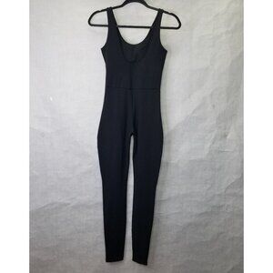 Girlfriend Collective Scoop Back Unitard Women's S Jumpsuit Black Ballet Yoga